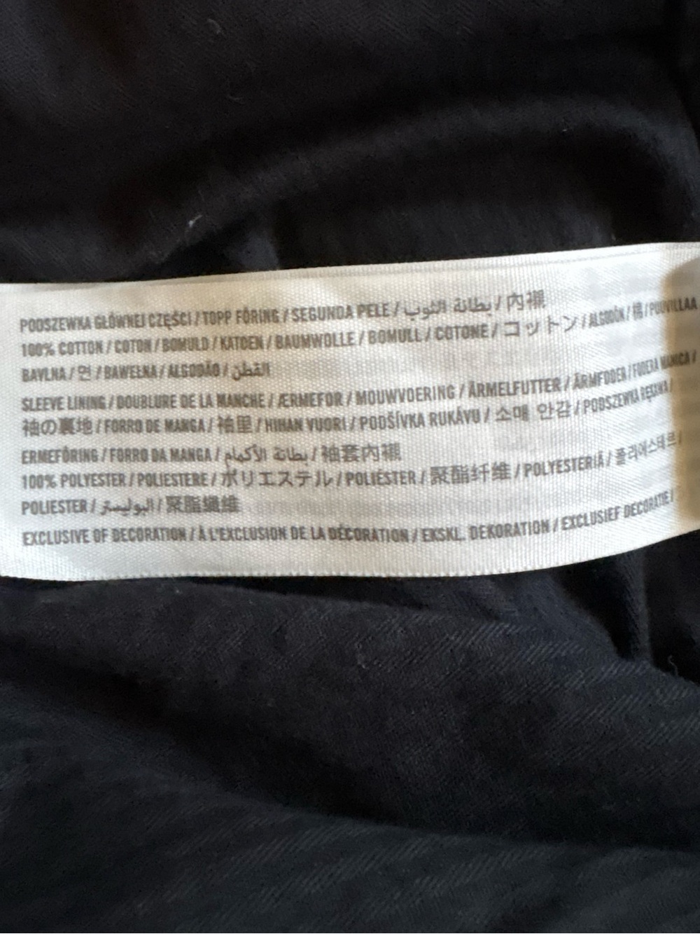 Men’s Abercrombie & Fitch Coat Size Small Black - Picture 11 of 14